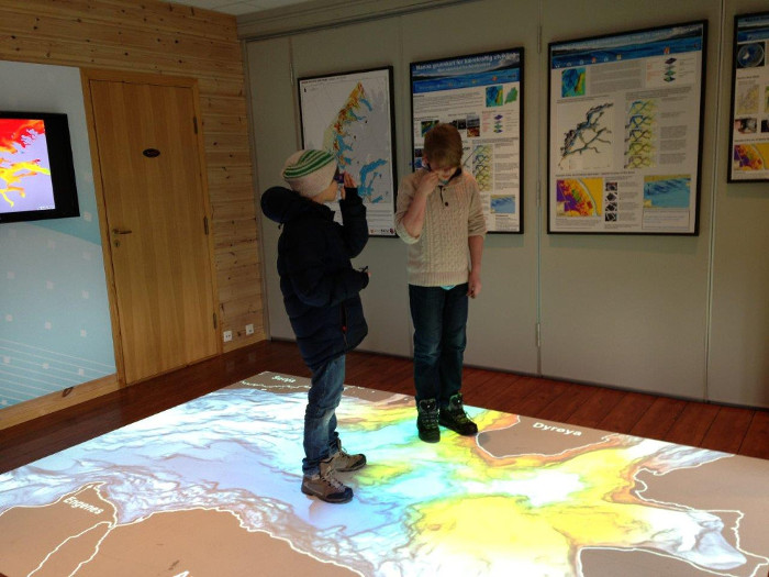 A part of the exhibition centre